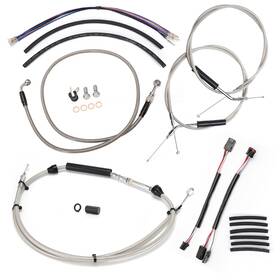 Steelthunor Sgwfxbdzx156 Clutch Brake Cable For 2014-2021 Harley Sportster Xl 883 1200 With 16 Inch Bar No Abs