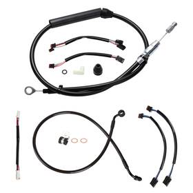Steelthunor Sgwfxbdzx161 Clutch Brake Cable For 2018-2025 Softail Heritage Low Rider Breakout Abs 16 Inch Bar