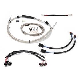 Wgs3fxbdzx039 Steelthunor 14ftft Softail Extended Cable Kit For Harley 2018-up Street Bob Slim Fat Boy N/abs