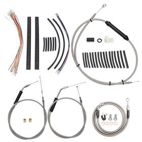 Wgs3fxbdzx69 Steelthunor 12 Inch Bar Throttle Cable Kit For Harley Sportster Xl 883 1200 2007-2013 No Abs