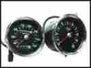 Tbs-4193 Tbs-4192 Tbs Triumph Black Face Speedo Tach Speedometer Tachometer Smiths Type Pn 3