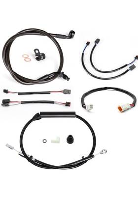 T-240626-5 Tigersgate 16 Inch Handlebar Cable Extended Clutch Can-bus Tbw Wire Brake Line For Harley