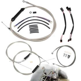 Tigersgate Tigfxbdzx125 Clutch Cable Brake Line For 2014-2021 Sportster Xl 883 No Abs With 16ftft Handlebar