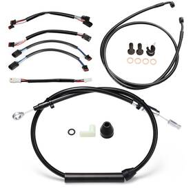 Tigersgate Tigfxbdzx130 14ftft Handlebar Extension Clutch Brake Cable Kit For Harley Softail 2018-up N/abs