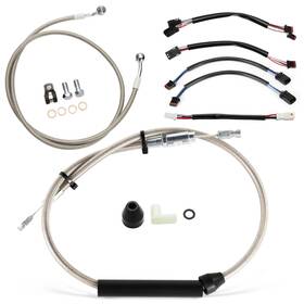 Tigersgate Tigfxbdzx132 16 Inch Handlebar Extension Clutch Brake Cable Kit For Harley Softail 2018-up No Abs