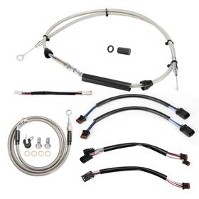 Tigfxbdzx15 Tigersgate Handlebar Extension Clutch Cable Kit Brake Line For Harley Softail 2018-up 12ftft