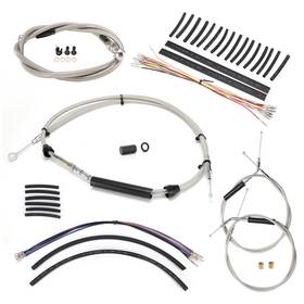 Tigfxbdzx39 Tigersgate 12 In Handlebar Extension Clutch Brake Cable Kit For Softail Fxst 2000-2006
