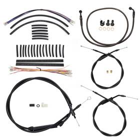 Tigfxbdzx41 Tigersgate 12 Inch Handlebar Clutch Cable Throttle For Harley 1996-2006 Dyna Without Abs