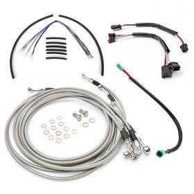 Tigfxbdzx48 Tigersgate 16ftft Handlebar Extended Brake Line Kit For Touring Street Glide With Abs 14-15