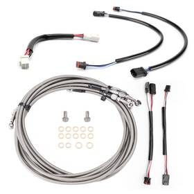 Tigfxbdzx58 Tigersgate Touring 16ftft Bar Extended Tbw Wires Kit For Harley 17-20 Electra Glide With Abs