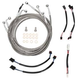 Wgsfxbdzx142 Tigersgateparts Harley Touring Extended Cable Kits For 2017-2020 Street Road Glide With Abs 14ftft