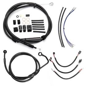 Wgsfxbdzx149 Tigersgateparts 16ftft Softail Extended Cable Kit For 2016-2017 Breakout Deluxe Fat Boy Bob With Abs