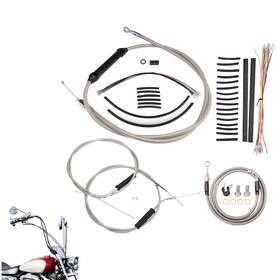 Tigersgateparts Wgsfxbdzx184 2004 2005 2006 Sportster Brake Clutch Cable For Xl 883 1200 No Abs With 16 In Bar