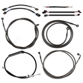 Vmfxbdzx031 Veloforce-moto Touring 12ftft Bar Extended Clutch And Brake Cable Kit For Harley 2021-up With Abs