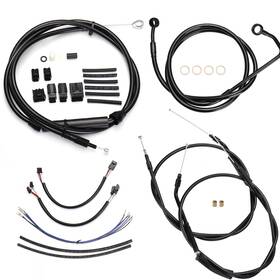 Vmfxbdzx047 Veloforce-moto Softail Breakout Extended Cable Kit For Harley 2011-2015 14 Inch Handlebar With Abs