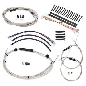 Vmfxbdzx051 Veloforce-moto Harley 12 Inch Bar Extended Cable Kit For Softail Custom Standard 2007-2010 No Abs