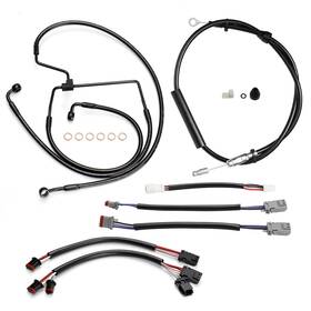 Veloforce-moto Vmfxbdzx067 Touring 12ftft Handlebar Extend Clutch Cable Kit For 2021-2023 Road Glide No Abs
