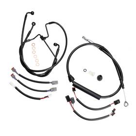 Veloforce-moto Vmfxbdzx068 Touring 14ftft Handlebar Extend Brake Cable Kit For 21-23 Electra Glide No Abs