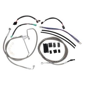 Veloforce-moto Vmfxbdzx069 Harley 12ftft Handlebar Extended Cable Kit For 2014-2016 Touring Without Abs