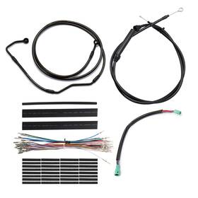 Veloforce-moto Vmfxbdzx072 Touring 12ftft Handlebar Extended Brake Clutch Cable Kit For 08-13 Road King With Abs