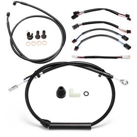 Veloforce-moto Vmfxbdzx083 Handlebar Extended Cable Kit For Harley Softail Deluxe 2018-up 14ftft Without Abs