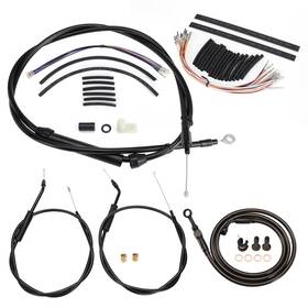 Vmfxbdzx10 Veloforce-moto Dyna 16ftft Handlebar Extended Turn Signal Wires For Harley 96-06 Low Rider No Abs