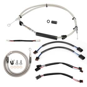Vmfxbdzx16 Veloforce-moto 14ftft Softail Handlebar Extended Brake Line For Harley Sport Glide 2018-up No Abs