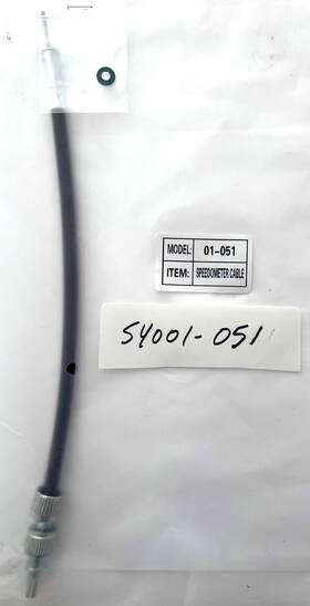 54001-051p Vk Kawaskai Kt250 Trials Speedometer Cable With Oil Seal 54001-051