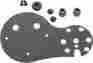 8460752 Xl1200n Drag Specialties Ds 2.4 Mini Tachometer Gauge Mount Harley Nightster 07-12