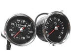 Triumph Black Face Speedometer Tachometer Smiths Type Pn# TBS-4192/3. Fixed Price $387.19.