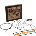 Burly Brand B30-1173 Black Vinyl Handlebar Cable Brake Line Kit. Fixed Price $460.95.