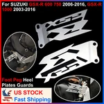 For Suzuki Gsx-r 600/750 06-2016, 1000 03-2016 Pair Foot Peg Heel Plates Guard. Fixed Price $23.33.