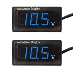 2PCS Dc 5-28V Car Digital Voltmeter 12V Voltage Audio Gauge Led Dis.... Fixed Price $15.52.