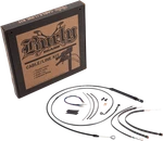 Burly Brand Jail Cable Kit For 12" Handlebars Black Vinyl '18-'24 Fx. Fixed Price $403.49.