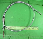 Honda CB72 CB77 250 305 Grey Front Brake Cable Hi-bar 15" Over Nos. Fixed Price $45.00.
