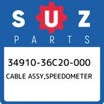 34910-36C20-000 Suzuki Cable Assy,speedometer 3491036C20000, New Genuine Oem Par. Fixed Price $75.18.