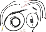 La Choppers Complete Midnight Braided Cable Kit Quick Connect 18"-20". Fixed Price $193.49.
