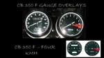 Honda Four Ss Super Sport Speedometer Gauge Clock Overlay Decal. Fixed Price $26.99.