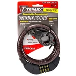 TNRC126 Trimax 12MM Trimaflex Non-coiled Resettable Combination Cable Lock. Fixed Price $32.99.