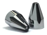 Ciro Fluted Spike Screw Bolt Caps - 5/16 In. (6PK) Chrome/black Finish 70012. Fixed Price $20.95.