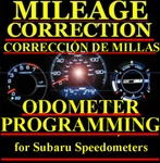 Subaru Speedometer Instrument Gauge Cluster Mileage Odometer Programming. Fixed Price $99.00.
