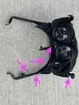 1994-2009 Kawasaki Ninja 500R Speedometer Gauge Bracket Damg. Fixed Price $98.26.