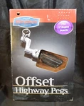Kuryakyn Chrome Offset Highway Iso Pegs 1" Engine Guard Bars. Fixed Price $175.00.