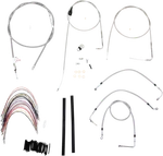 Burly Braided Cable Brake Line Kit 16" Ape 02-06 Harley Davidson Road King Glide. Fixed Price $500.03.