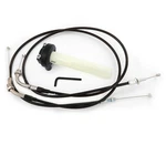 Throttle Push Pull Cable Set With Black Tube - Honda CB360 CL360 CJ360. Fixed Price $37.95.