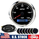 Universal 85MM Digital Gps Speedometer Odometer Gauge 0-120MPH For Car Boat New. Fixed Price $43.00.
