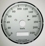 5H Harley Davidson Km/h Kilo Speedometer Silver Gauge Face 09392235. Fixed Price $29.75.