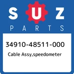 34910-48511-000 Suzuki Cable Assy,speedometer 3491048511000, New Genuine Oem Par. Fixed Price $77.18.