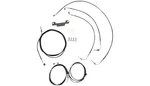 Choppers LA-8056KT3-08B Complete Plug And Play Cable Kit Black Vinyl. Fixed Price $432.53.