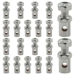 Zorveiio 20PCS Universal Solderless Cable Nipples 6MM - Brake 0.46IN, Silver. Fixed Price $8.86.